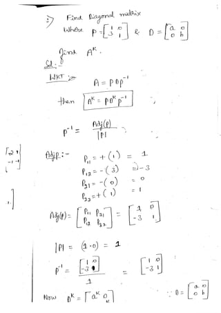 Diagonalization Linear Algebra Notes