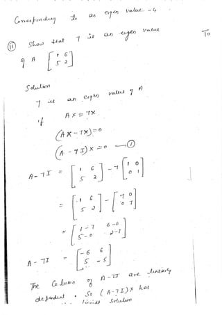 Diagonalization Linear Algebra Notes