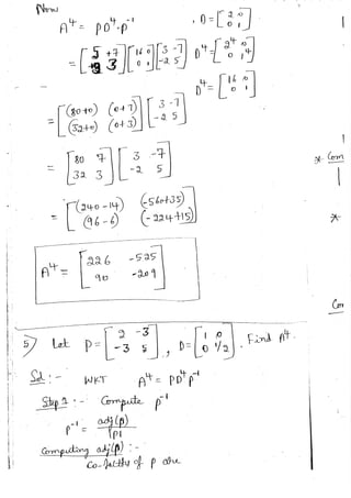 Diagonalization Linear Algebra Notes