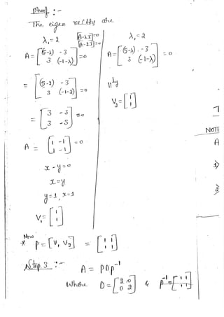 Diagonalization Linear Algebra Notes