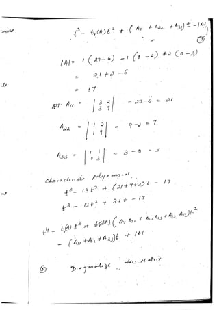 Diagonalization Linear Algebra Notes