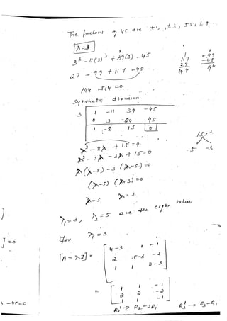 Diagonalization Linear Algebra Notes