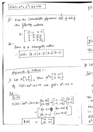 Diagonalization Linear Algebra Notes