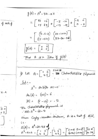 Diagonalization Linear Algebra Notes