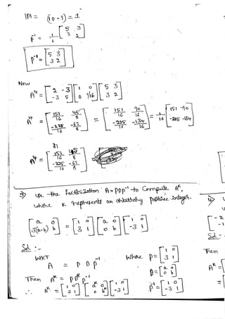 Diagonalization Linear Algebra Notes