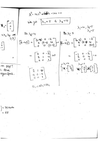 Diagonalization Linear Algebra Notes