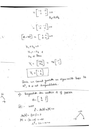 Diagonalization Linear Algebra Notes