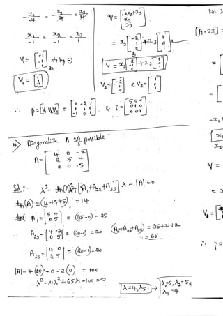 Diagonalization Linear Algebra Notes