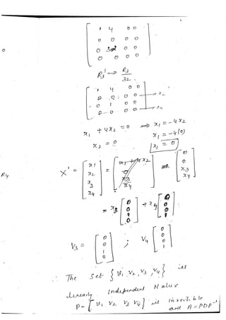 Diagonalization Linear Algebra Notes