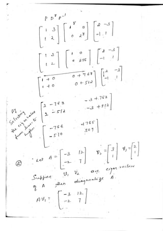 Diagonalization Linear Algebra Notes