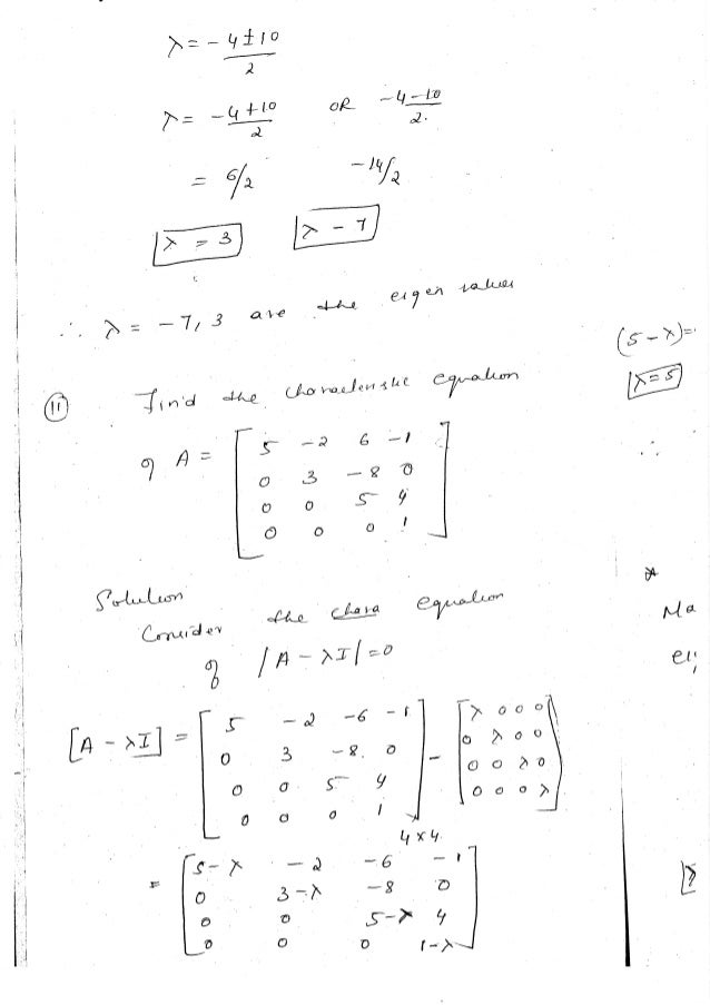 Diagonalization Linear Algebra Notes