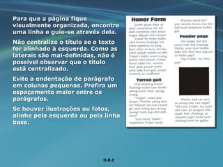Diagramacao E Percepcao
