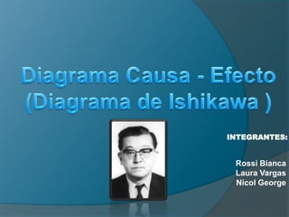 DiagramaCausa - Efecto(Diagrama de Ishikawa ) INTEGRANTES: Rossi Bianca Laura Vargas Nicol George 