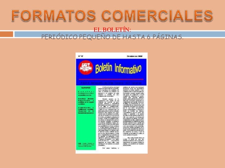 formatos de boletines informativos