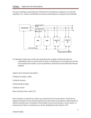 Diagrama de bloque procesador intel