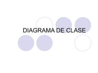DIAGRAMA DE CLASE
 