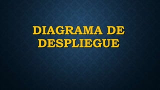DIAGRAMA DE
DESPLIEGUE
 