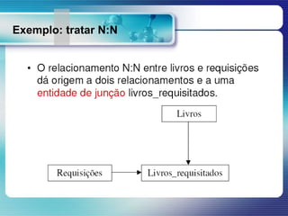 Exemplo: tratar N:N
 