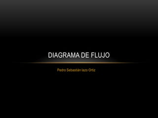 DIAGRAMA DE FLUJO
  Pedro Sebastián lazo Ortiz
 