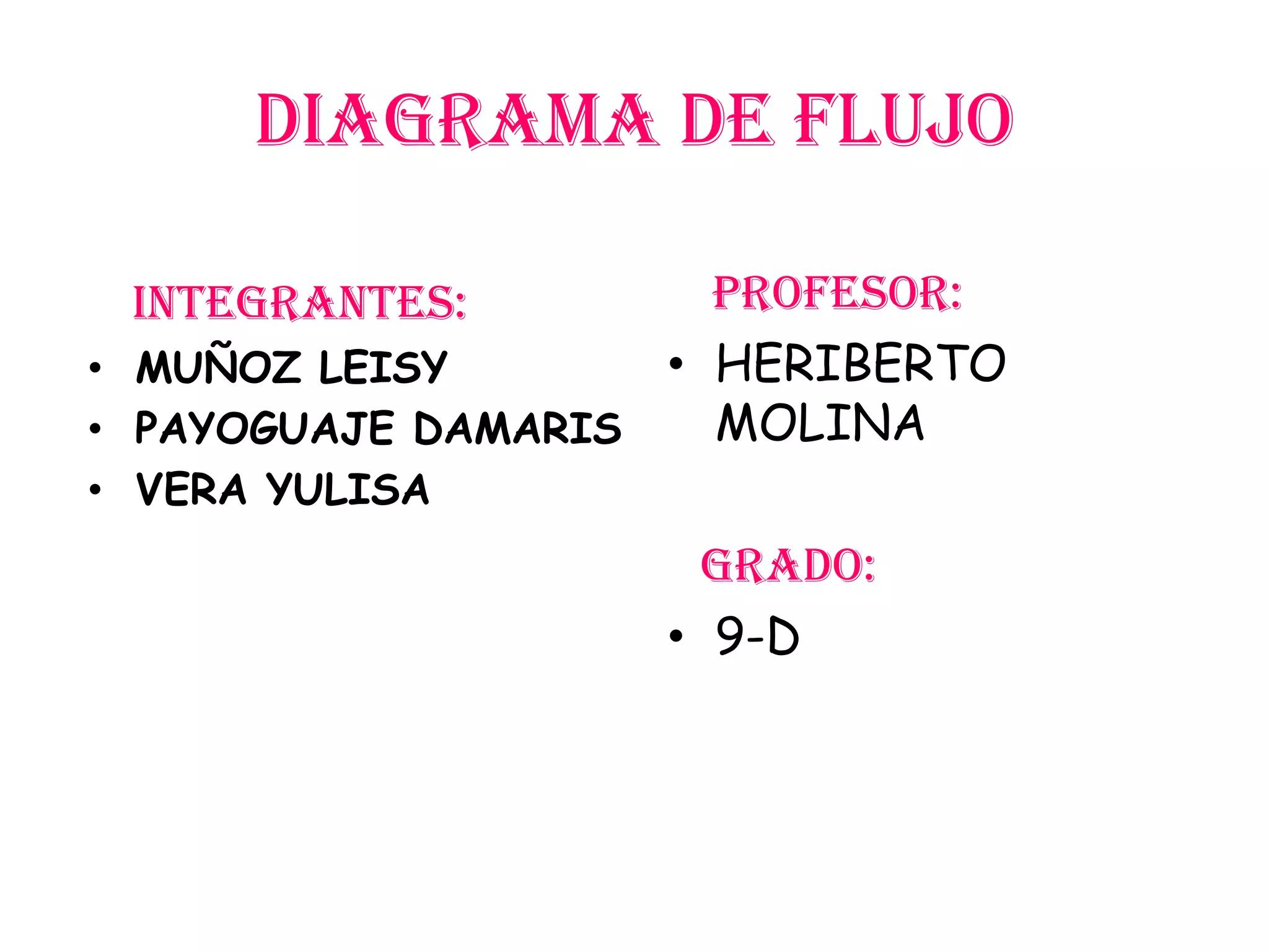 Diagrama de flujo PPT