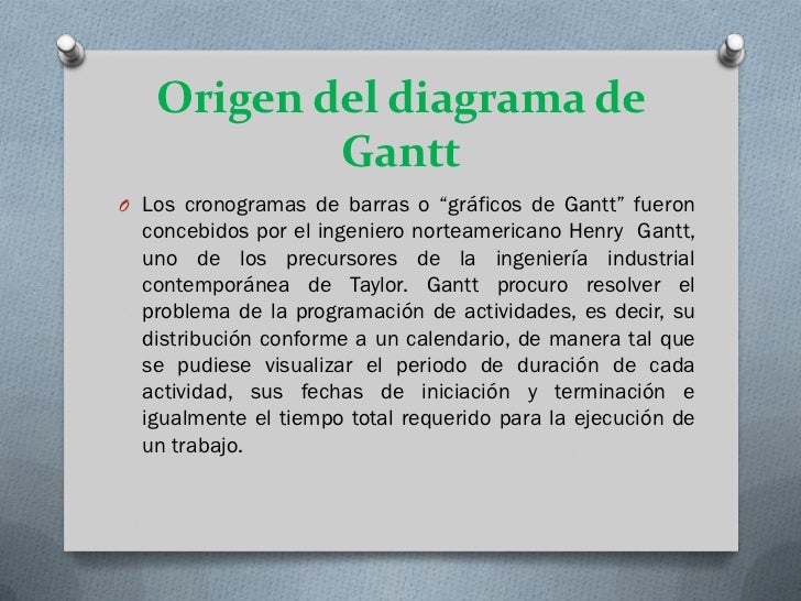 Diagrama de gantt