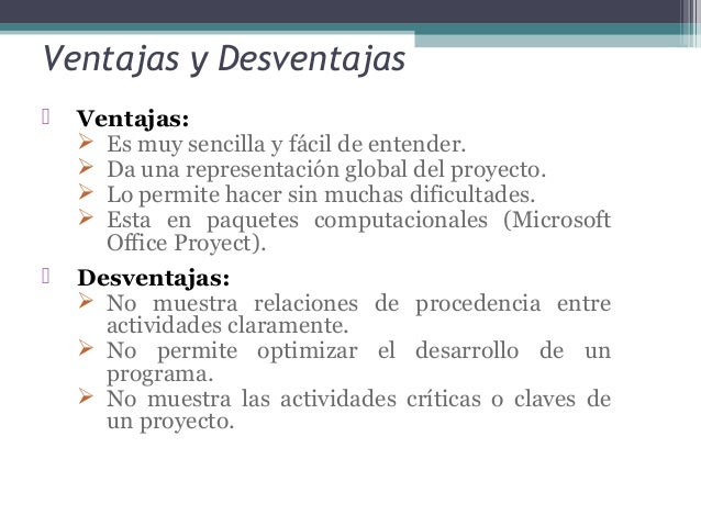 Diagrama de gantt