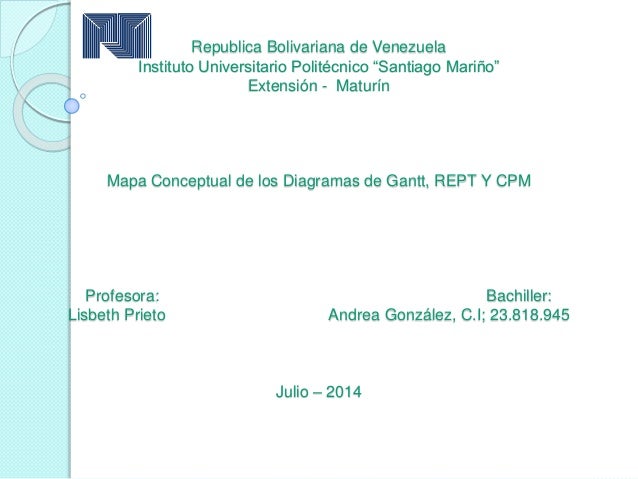 Diagrama de Gantt, PERT y CPM