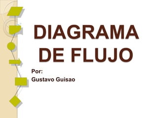 DIAGRAMA
DE FLUJO
Por:
Gustavo Guisao

 