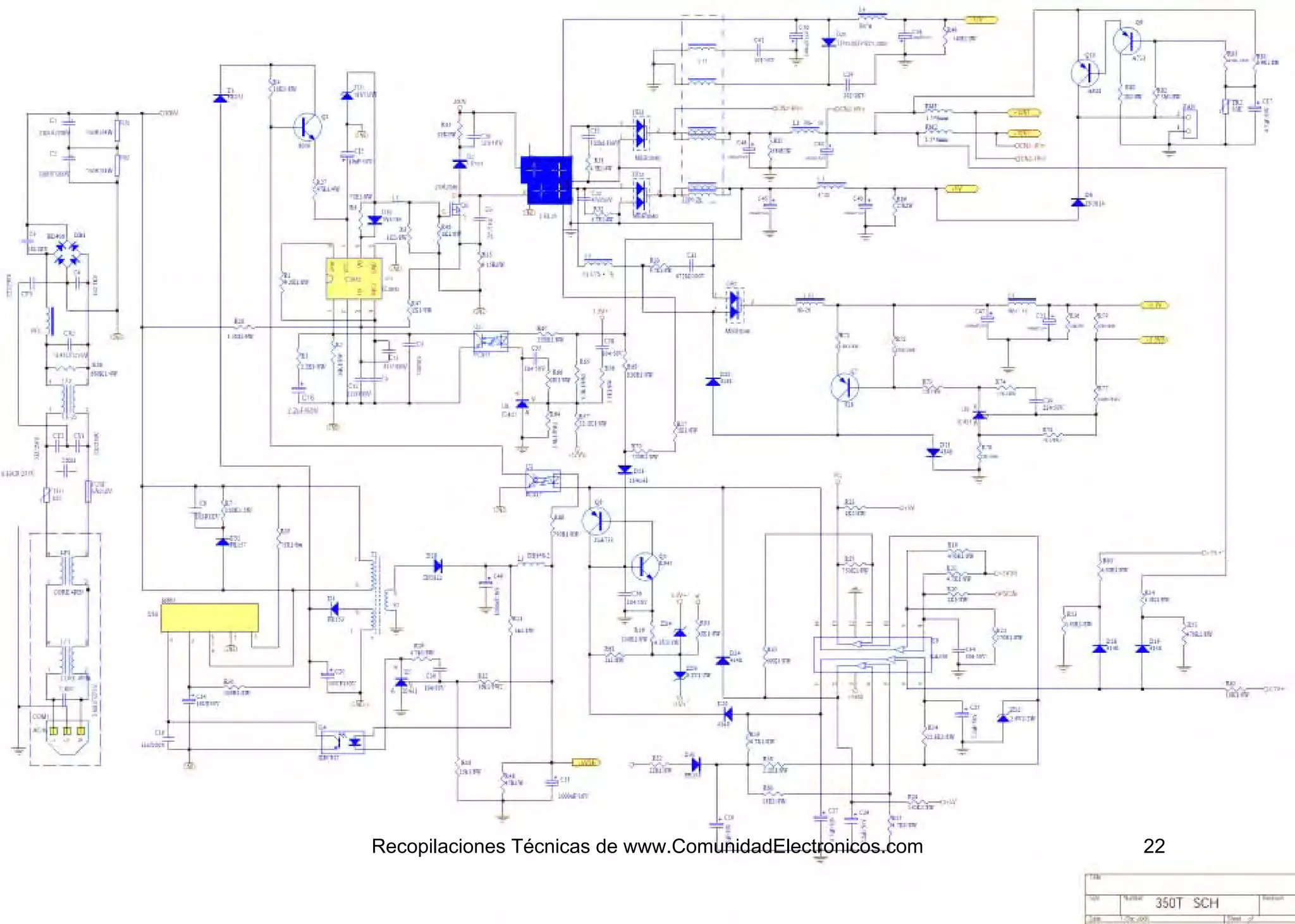 Diagramas de-fuentes-pc completo | PDF