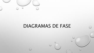 DIAGRAMAS DE FASE
 