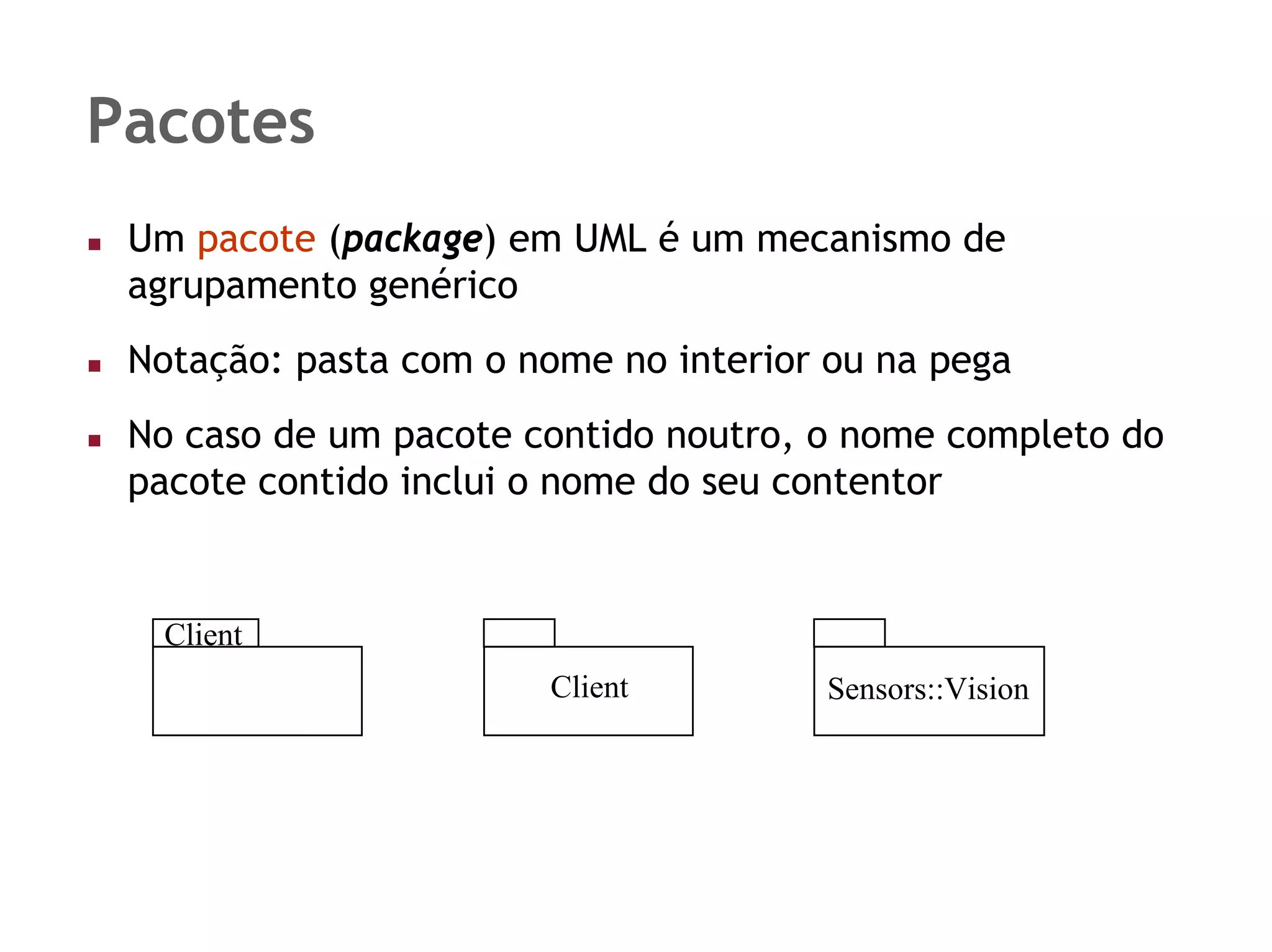 Diagramas de pacotes | PDF