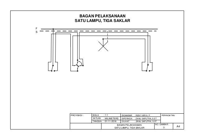 Diagram atau Denah Gambar Teknik Listrik 