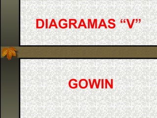DIAGRAMAS “V”   GOWIN 