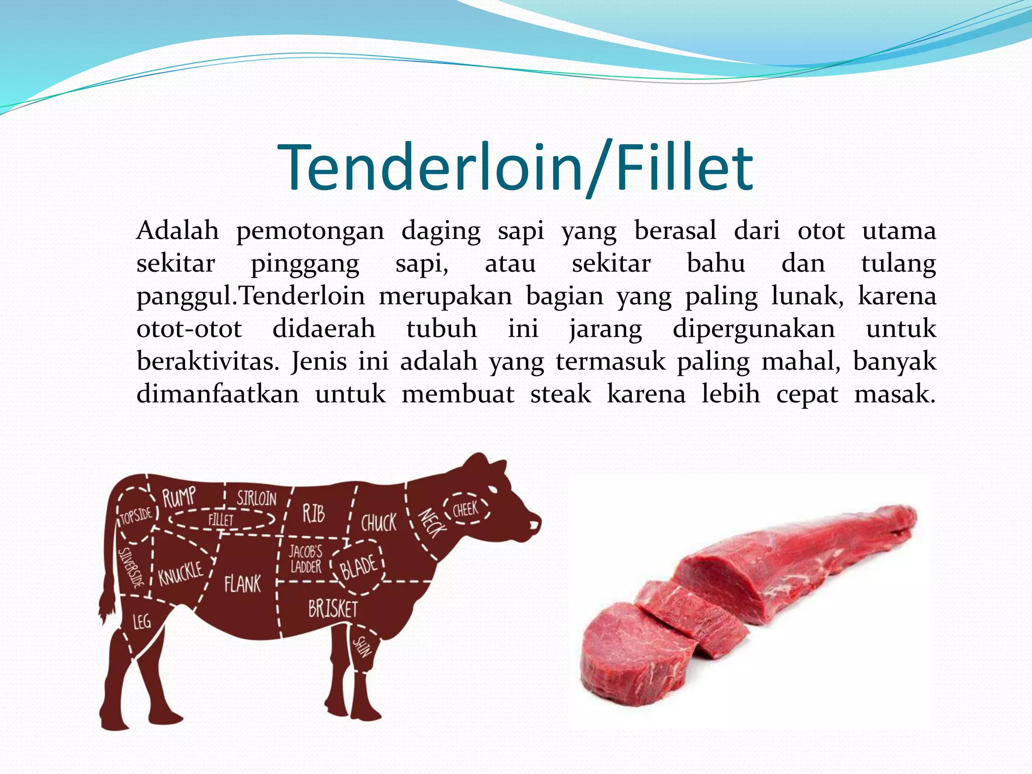 Jenis Potongan Daging Sapi | PPTX