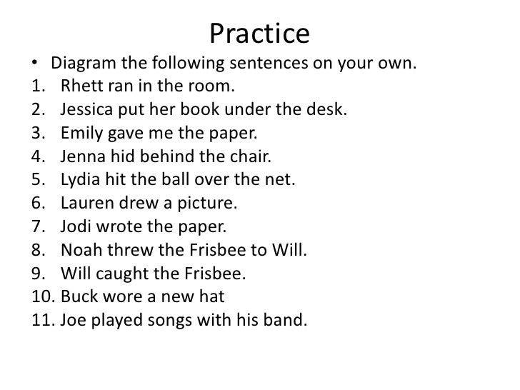 diagramming simple sentences sentences practice popflyboys diagramming simple sentences sentences practice popflyboys
