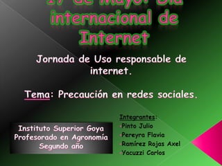 Dia internacional de Internet!