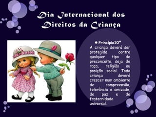 Dia internacional dos direitos da criança