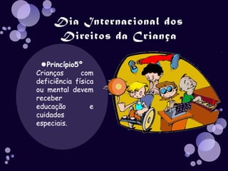 Dia internacional dos direitos da criança