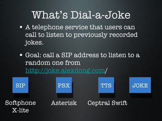 Dial A Joke with Asterisk Slide 2