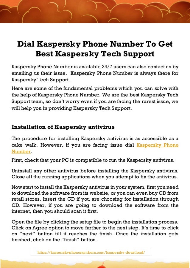 Dial Kaspersky Phone Number To Get Best Kaspersky Tech Support
