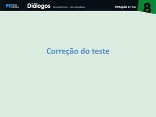 Correção do teste
 