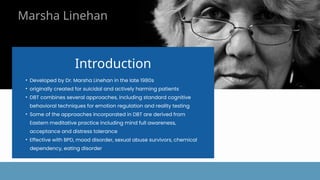 Introduction to Dialectical Behavior Therapy | PPTX
