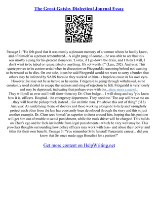 Dialectical Essay | PDF