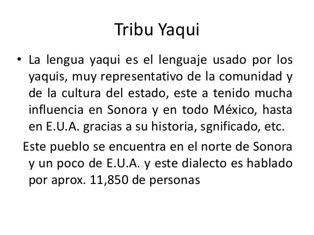 Dialecto yaqui
