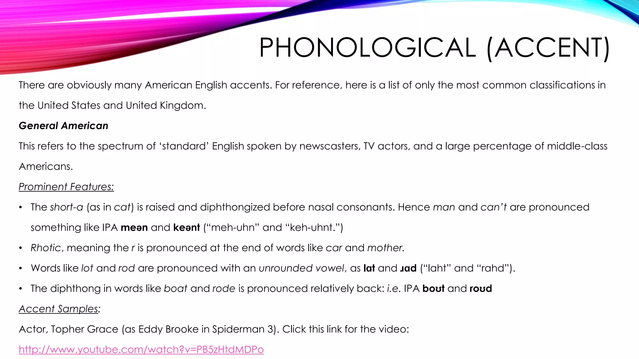 Dialects and Accents | PPTX
