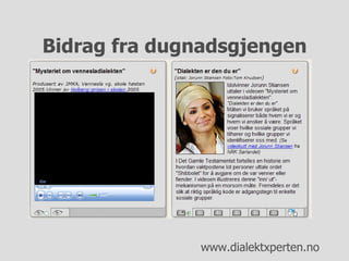 Bidrag fra dugnadsgjengen 