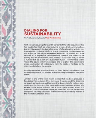 Dialing for sustainability