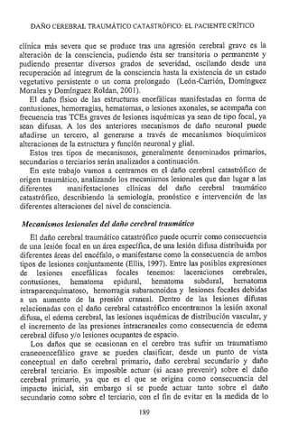 Lesión cerebral traumatica