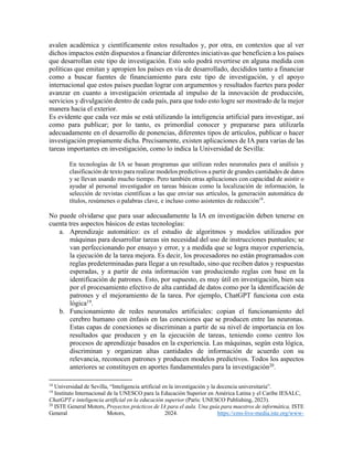 El Uso De La Inteligencia Artificial En La Investigacion | PDF