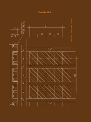 40 CAPÍTULO 4
FIGURA Nº8
ESQUEMA
DE
LA
LOSA
“TIGGER”
100
100
10
10
10
10
Bloques
livianos
40
x
25
x
15
cms.
5
15
20
25
25
25
40
40
40
 